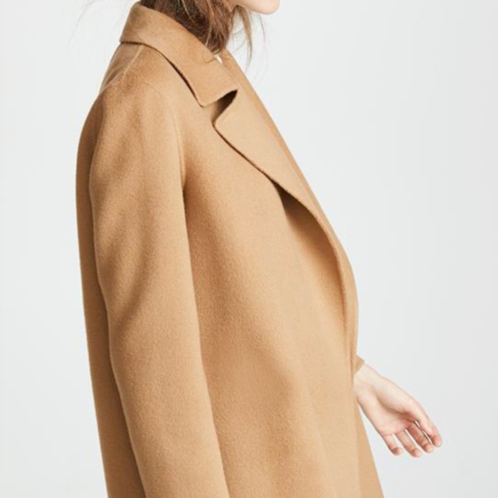 NWT Theory Camel Sileena Coat, Size P - Picture 5 of 8